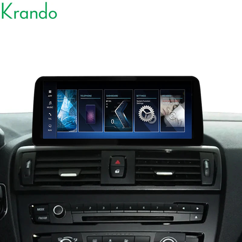 Krando 12.3'' Android Carplay Car Radio Car Multimedia for BMW 1/2 Series F20/F21/F22 F23 GPS Stereo Screen LHD