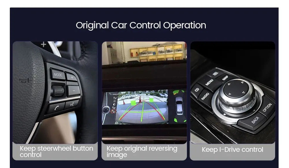 Krando 24.6'' Car Navigation for BMW X5 X6 F15 F16 2013 - 2017 Android Autoradio Screen Wireless Carplay Multimedia Head Unit