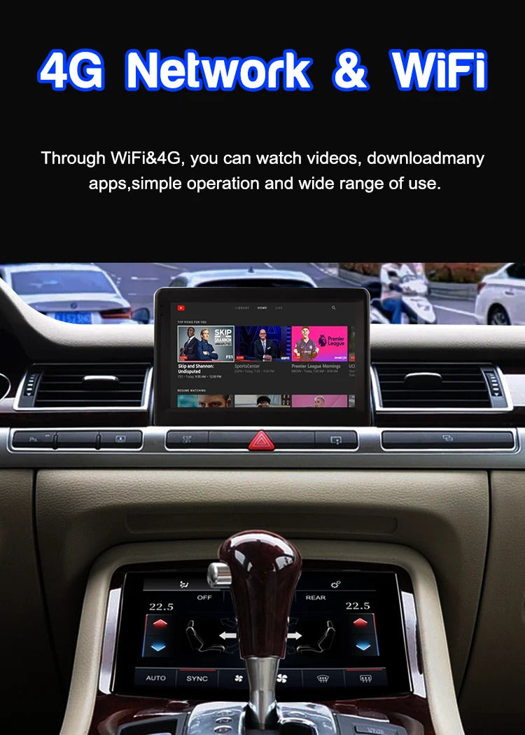 Krando 7'' Car Radio Auto GPS Carplay Android For AUDI A8 2003-2009 Car Multimedia GPS 4G autoradio