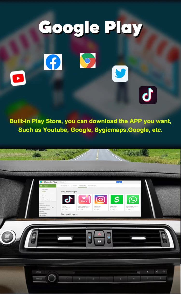 Krando 10.25'' Carplay Car Radio Android For BMW 7 Series F01 F02 2009-2015 Car Multimedia GPS 4G autoradio
