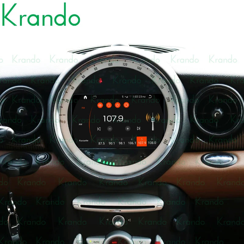 Krando 7'' GPS Auto Android Navigation For Mini Cooper R60 2006-2013 Video Player Stereo Carplay 5G