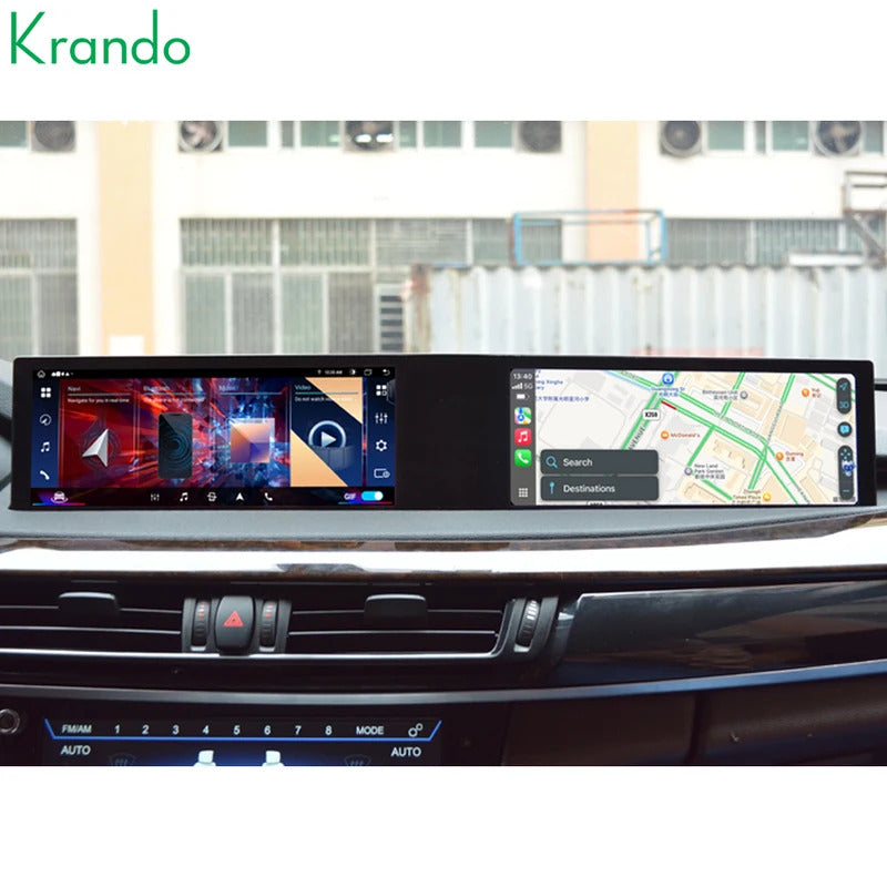 Krando 22'' Multimedia Video Android Auto GPS For BMW X5 F15 F85 X6 F16 X6M 2014-2018 Video Player Stereo Auto GPS Navigation