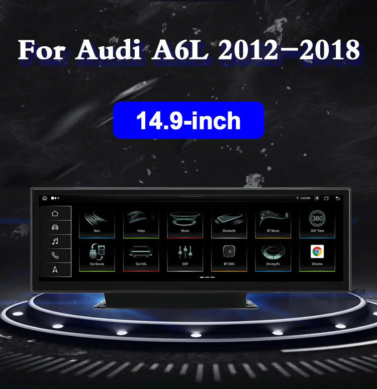 Krando 14.9 Inch Auto NBT System For AUDI A6/A6L/A7 2012 Stereo Multimedia Player GPS Navigation CarPlay HD Touch Screen Head