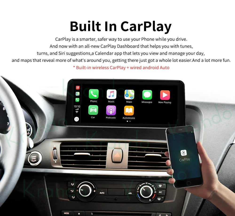 Krando 10.25 inch Android Auto NBT System Car Radio Car Multimedia for BMW X3 G01 2018 GPS Stereo Screen LHD
