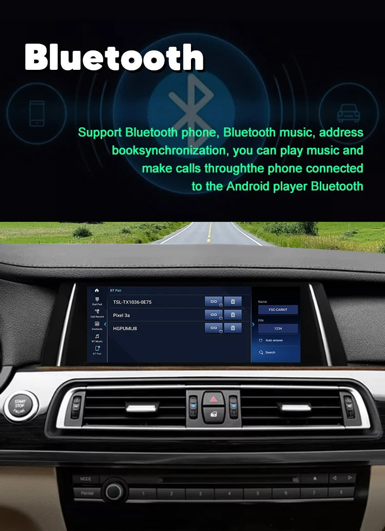 Krando 10.25'' Carplay Car Radio Android For BMW 7 Series F01 F02 2009-2015 Car Multimedia GPS 4G autoradio