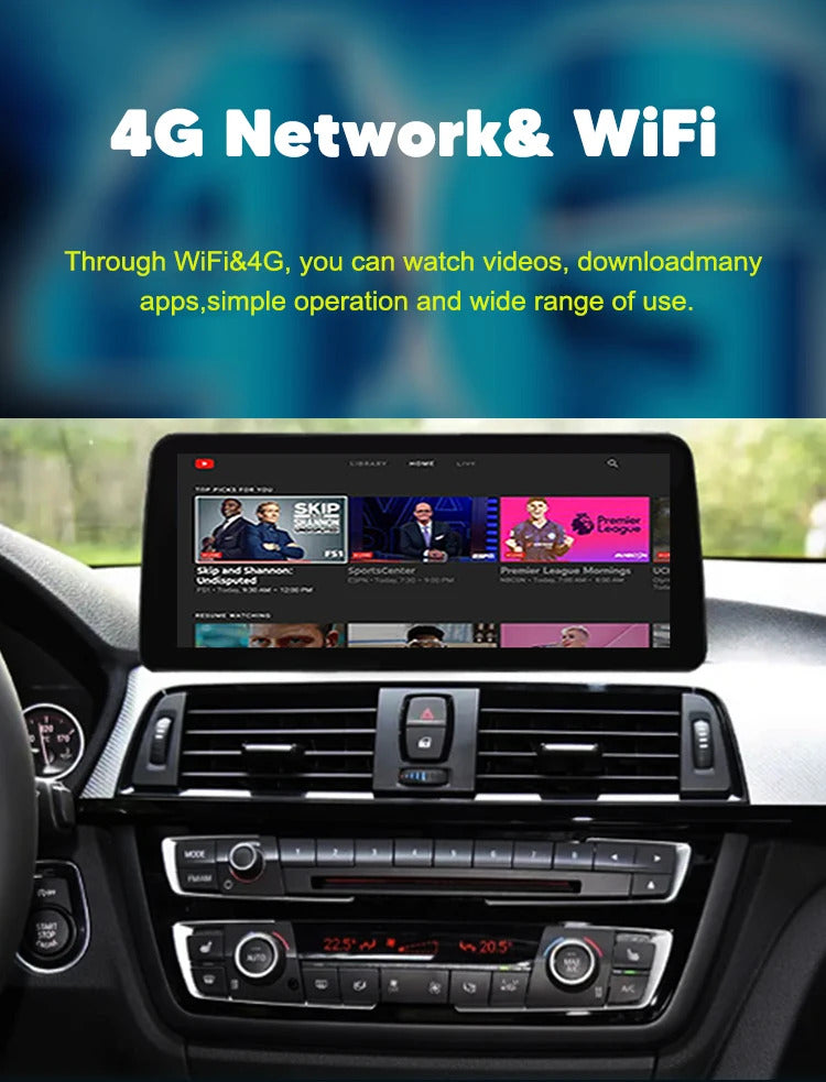 Krando 12.3'' Carplay Navigation Carplay HD Car Radio For BMW 2 Series F22/F45 MPV DVD Video Player Stereo Auto GPS Navigation