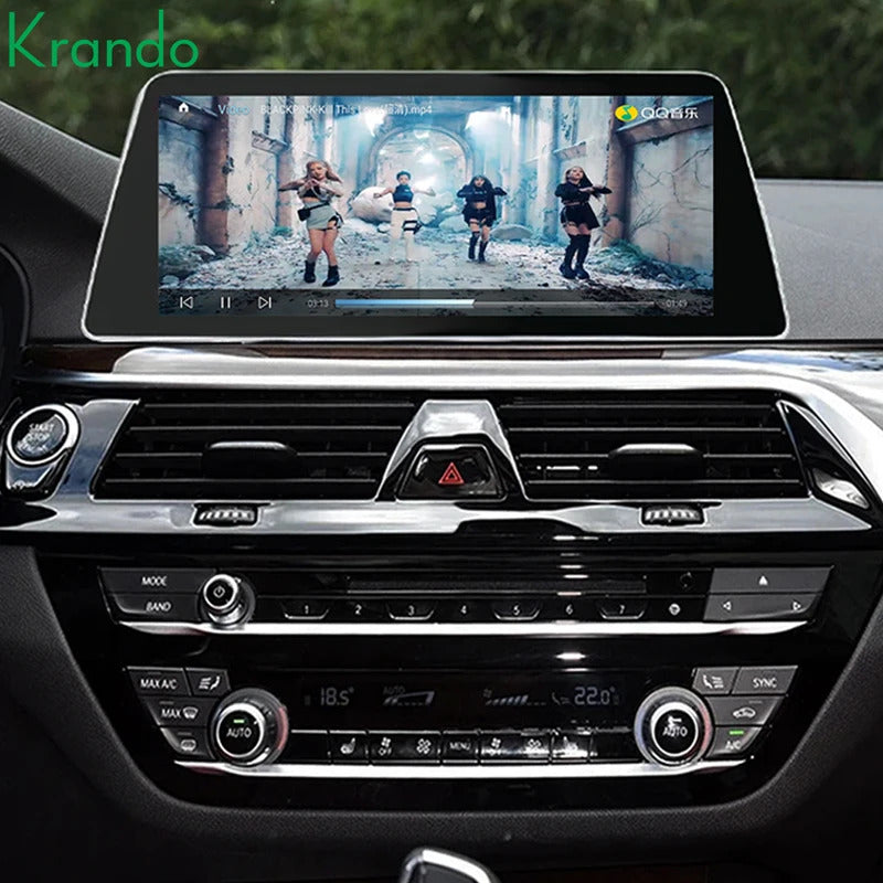 Krando 10.25/12.3 Inch Car Radio Navigation Play For BMW 5 Series G30 2018- Multimedia Player GPS Navigation Screen Head