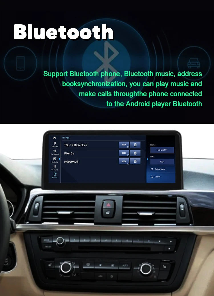 Krando 10.25 Inch Navigation NBT System For BMW 3/4 Series F30/F31/F32/F33/F34/F35/F36 Multimedia Player GPS Navigation CarPlay