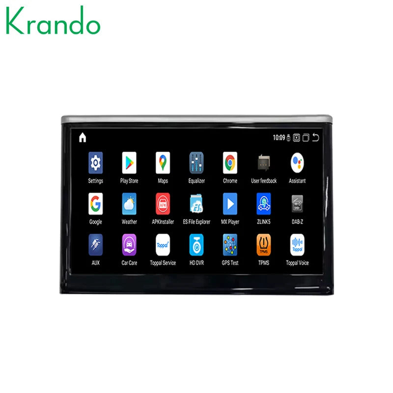 Krando 8 Inch Auto GPS Navigation For AUDI A8 2010-2017 Stereo Multimedia Player GPS Navigation CarPlay Screen Head