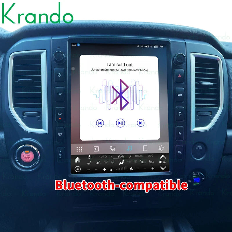 Krando 13''Telsa Auto Car Radio Android Carplay For Nissan Titan (XD) 2016-2019 Car Multimedia GPS 4G autoradio GPS Navigation