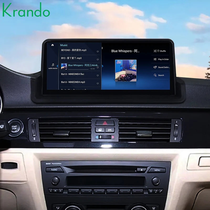 Krando 10.25''Telsa DVD Car Auto Radio Android For BMW 3 SeriesE90/E91/E92/E93/M3 Car Multimedia GPS 4G autoradio Player Stereo