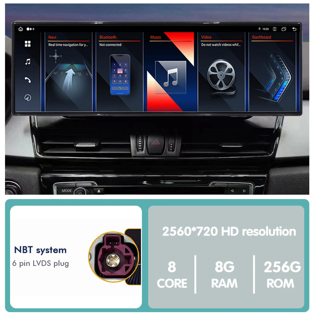 Krando 14.9 Inch Android Auto NBT System For BMW 2 Series F45 MPV 2013-2016 Stereo Multimedia Player GPS Navigation carplay