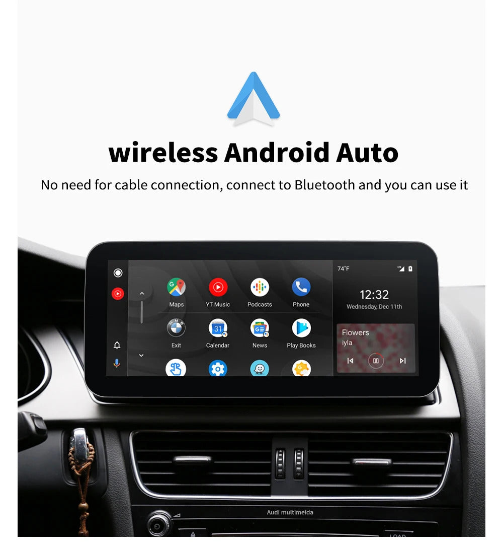 Krando 8.8 Inch Navigation Car Radio For AUDI A6 A6L 2005-2009 Car Multimedia Player Support Wireless Apple Carplay 4g Wireless