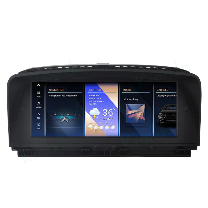 Krando 12.3'' GPS Navigation Carplay Car Radio For BMW 7 Series E65/E66 2004-2009 Video Player Stereo Auto GPS Navigation