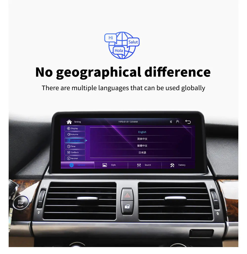 Krando 10.25 Inch Car Radio Android Auto NBT For BMW X5 E70/X6 E71 2007-2014 Multimedia Player GPS Navigation CarPlay HD Touch