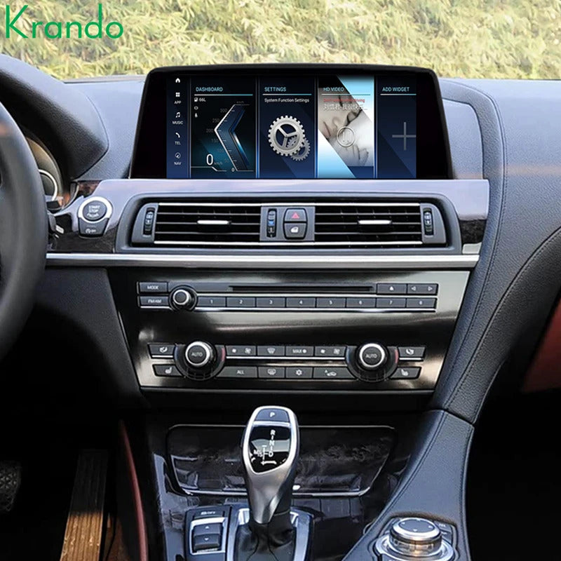 Krando 10.25'' GPS Navigation Carplay Android Car Radio For BMW 6 Series F06/F12 2010-2017 Video Player Stereo Auto GPS