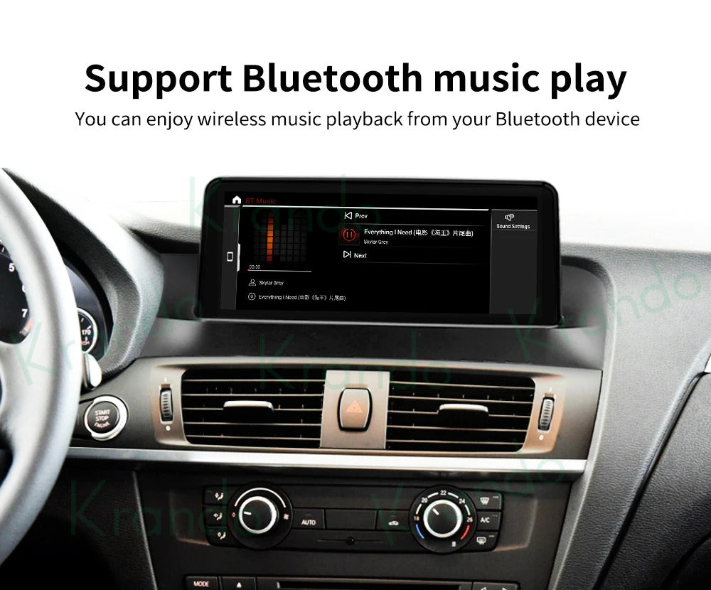 Krando 10.25 inch Android Auto NBT System Car Radio Car Multimedia for BMW X3 G01 2018 GPS Stereo Screen LHD