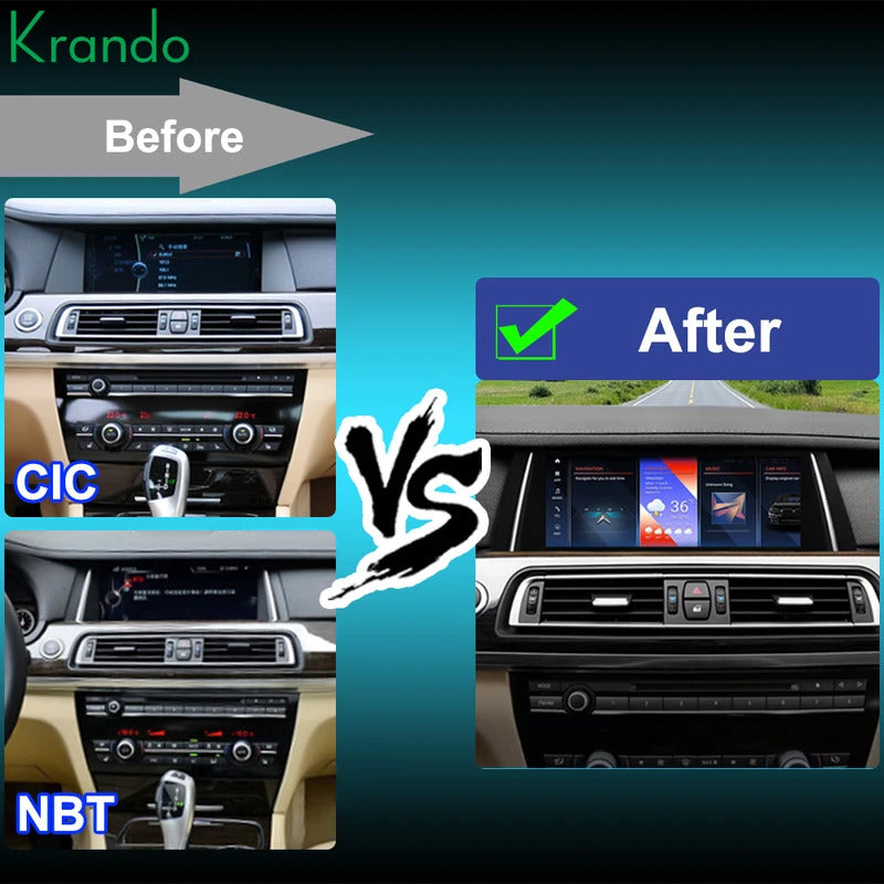 Krando 10.25'' Carplay Car Radio Android For BMW 7 Series F01 F02 2009-2015 Car Multimedia GPS 4G autoradio