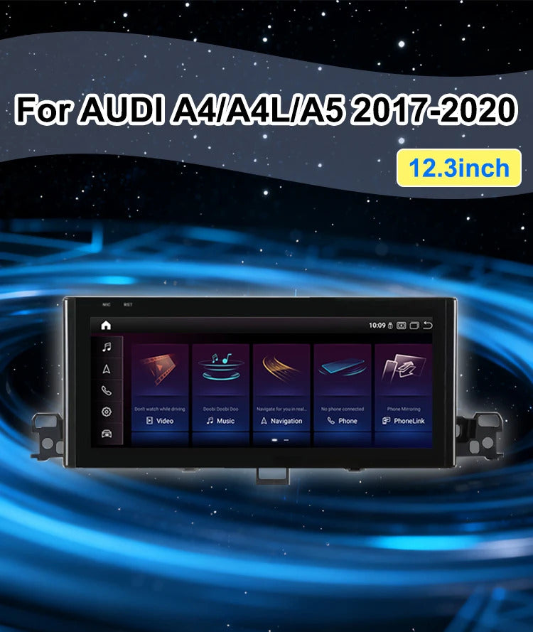 Krando 12.3 Inch DVD Auto NBT System For AUDI A4/A4L/A5 2017-2020 SNavigation CarPlay HD Touch Screen Head