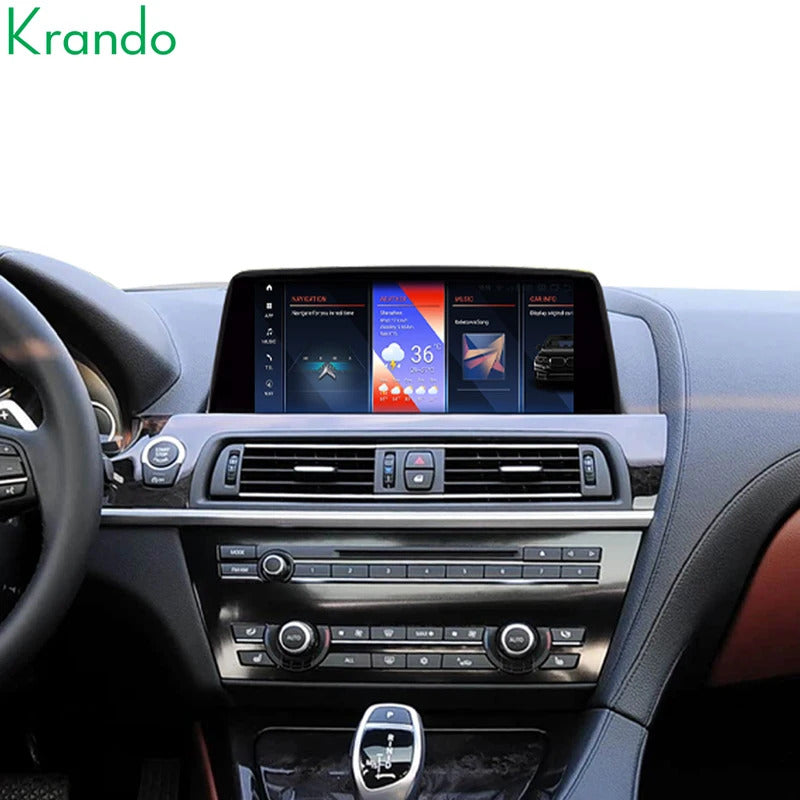 Krando 10.25'' GPS Navigation Carplay Android Car Radio For BMW 6 Series F06/F12 2010-2017 Video Player Stereo Auto GPS