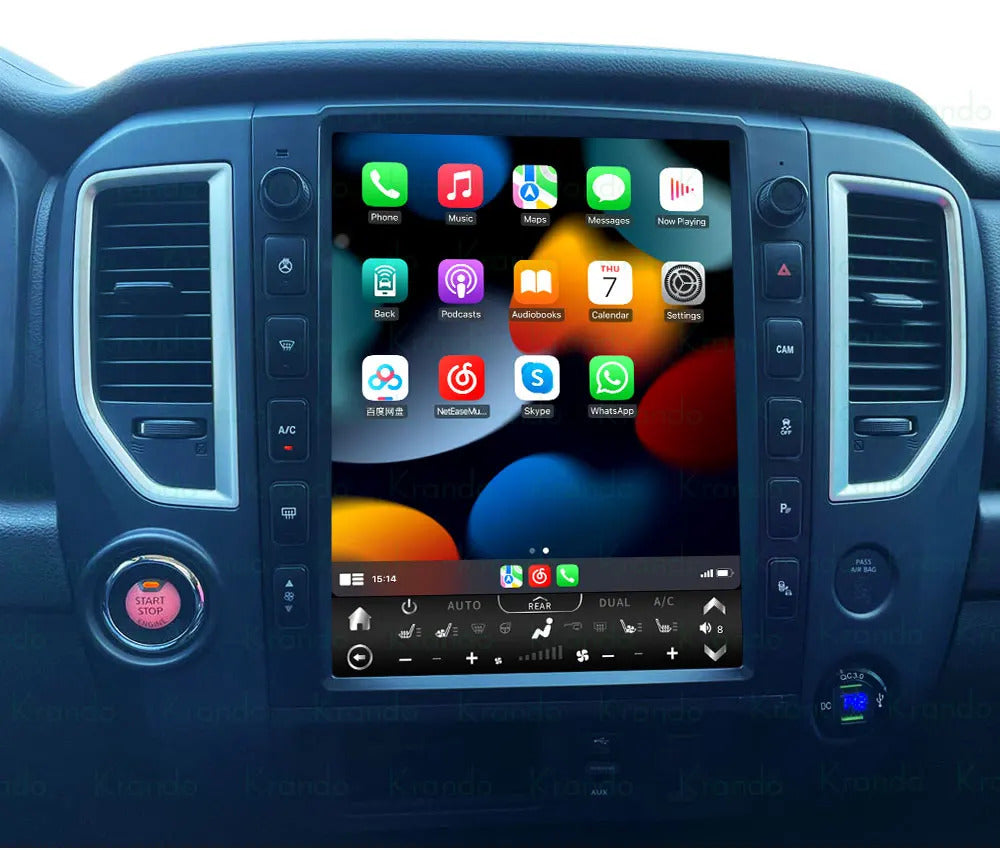 Krando 13''Telsa Auto Car Radio Android Carplay For Nissan Titan (XD) 2016-2019 Car Multimedia GPS 4G autoradio GPS Navigation