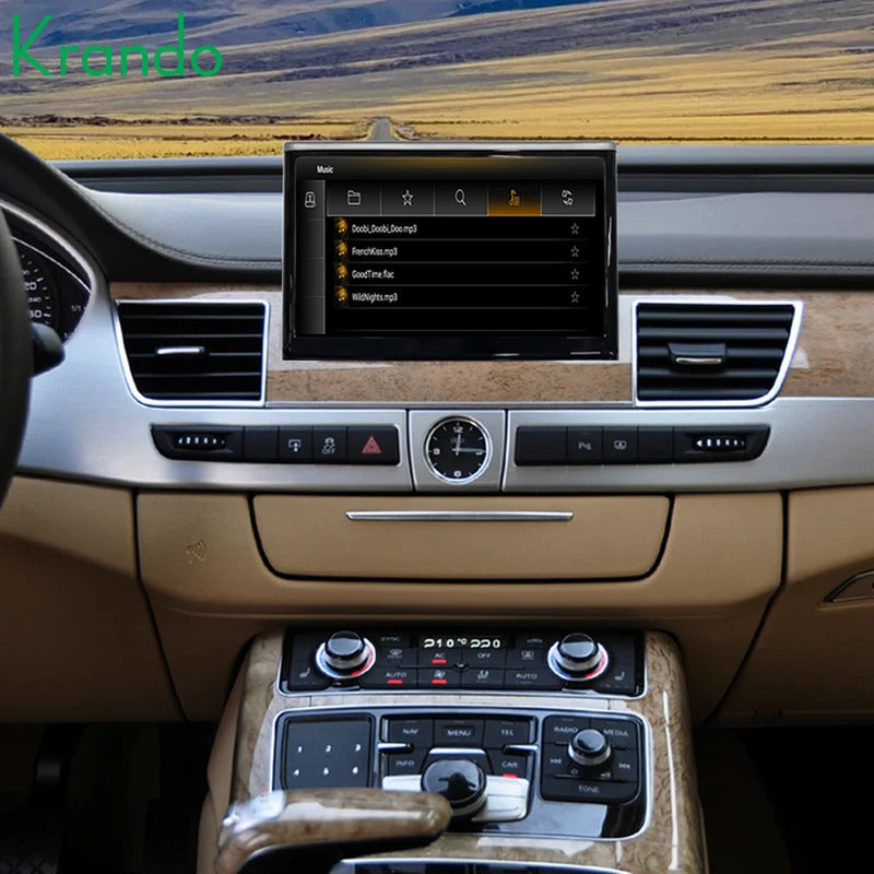 Krando 8 Inch Auto GPS Navigation For AUDI A8 2010-2017 Stereo Multimedia Player GPS Navigation CarPlay Screen Head