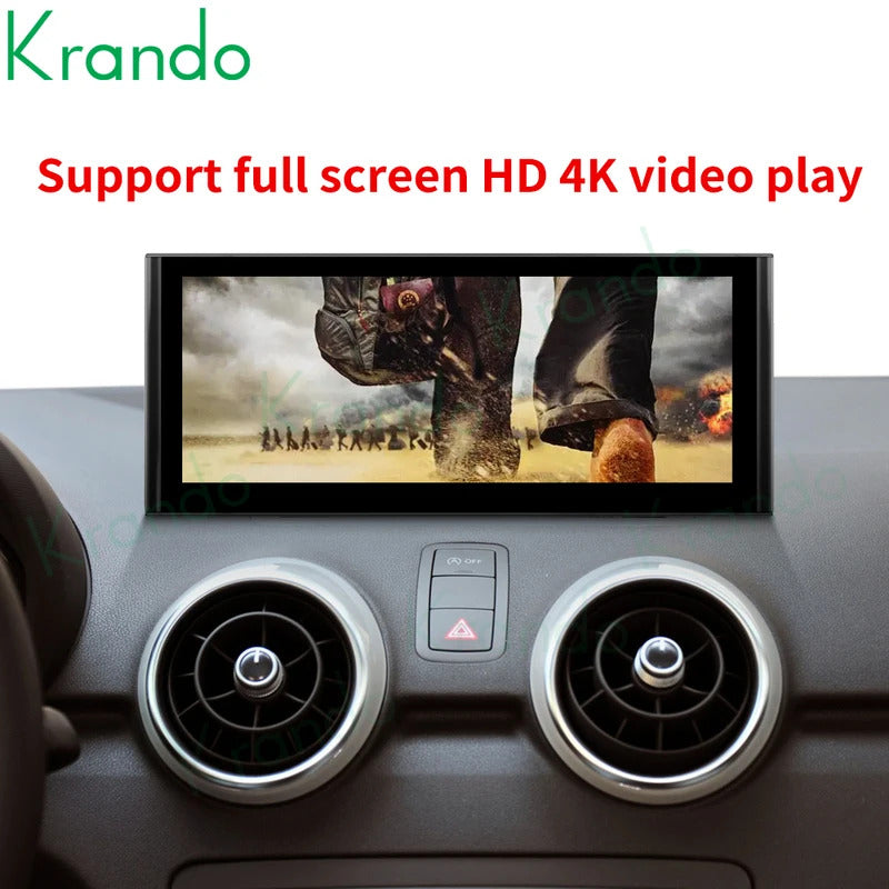 Krando 10.25 Inch Car Radio Android For Audi A1 2010-2018 Stereo Multimedia Player GPS Navigation CarPlay HD Touch Screen Head