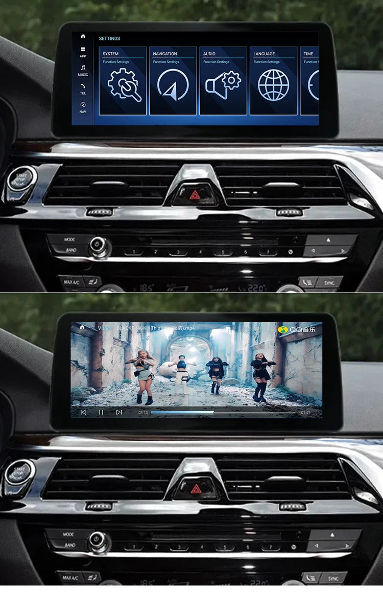 Krando 10.25/12.3 Inch Car Radio Navigation Play For BMW 5 Series G30 2018- Multimedia Player GPS Navigation Screen Head