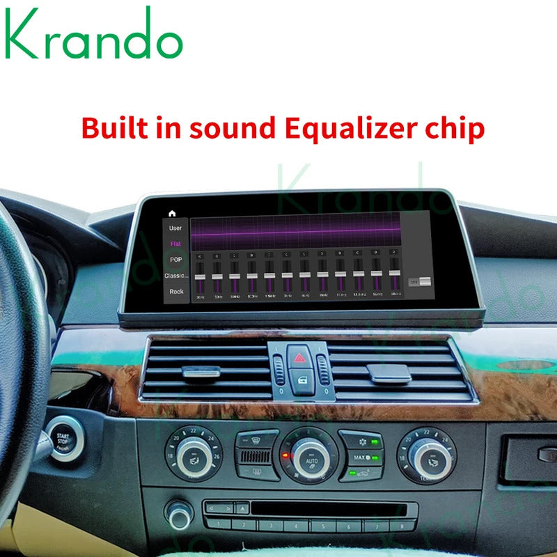 Krando 12.3'' GPS Navigation Carplay Car Radio For BMW 7 Series E65/E66 2004-2009 Video Player Stereo Auto GPS Navigation