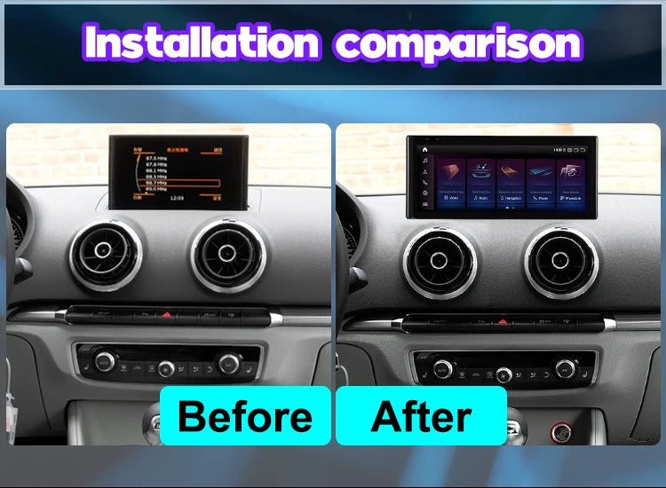 Krando 10.25 Inch Android Auto Radio Screen For AUDI A3 2013-2020 CarPlay HD Touch Screen Head