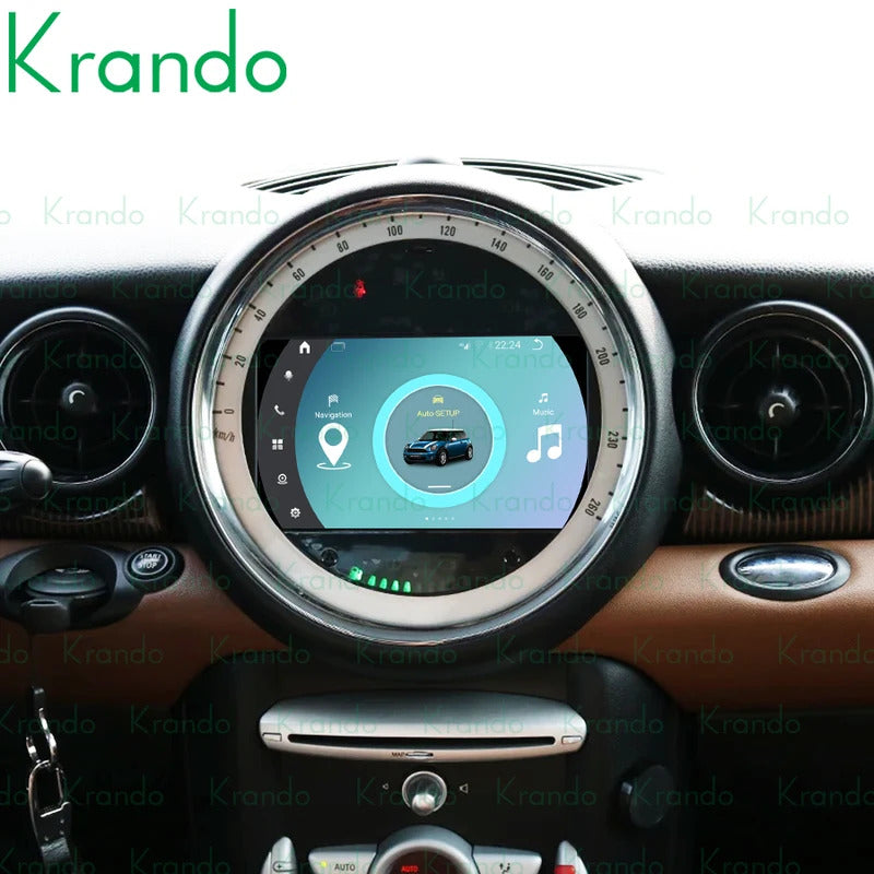 Krando 7'' GPS Auto Android Navigation For Mini Cooper R60 2006-2013 Video Player Stereo Carplay 5G