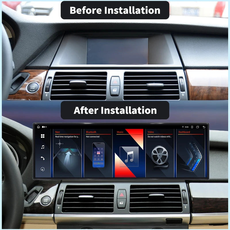 Krando 14.9'' Car Multimedia 4G autoradio Carplay Car Radio for BMW X5 X6 E70 E71 2007 - 2009 Navigation GPS Stereo Screen LHD