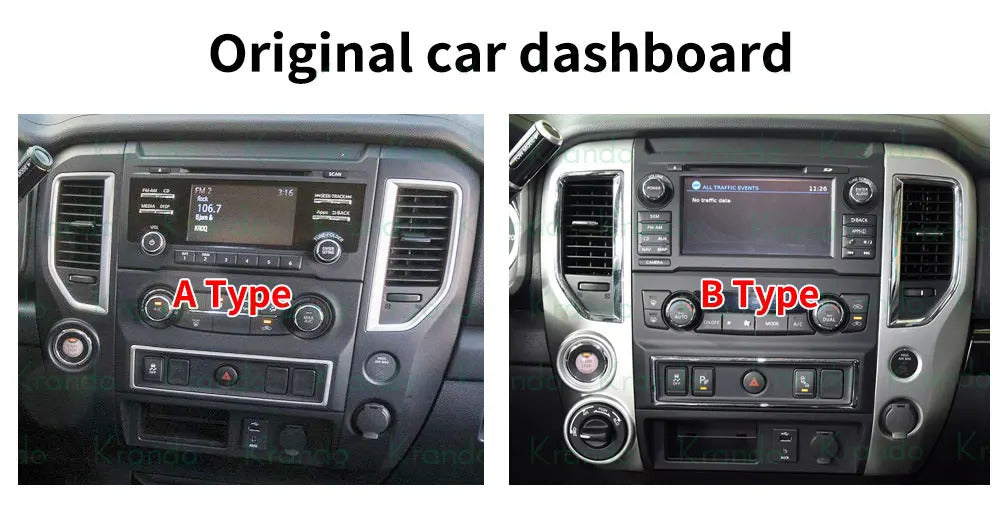 Krando 13''Telsa Auto Car Radio Android Carplay For Nissan Titan (XD) 2016-2019 Car Multimedia GPS 4G autoradio GPS Navigation