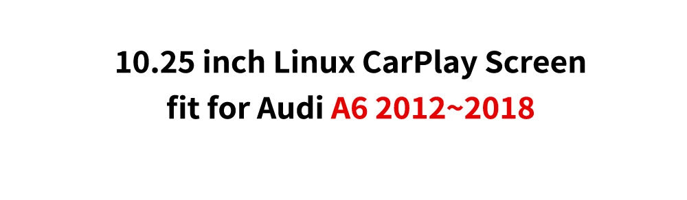 Krando 10.25 Inch DVD Auto Carplay Android Auto Radio For AUDI A6/A6L/A7 2012-2018 CarPlay HD Touch Screen Head