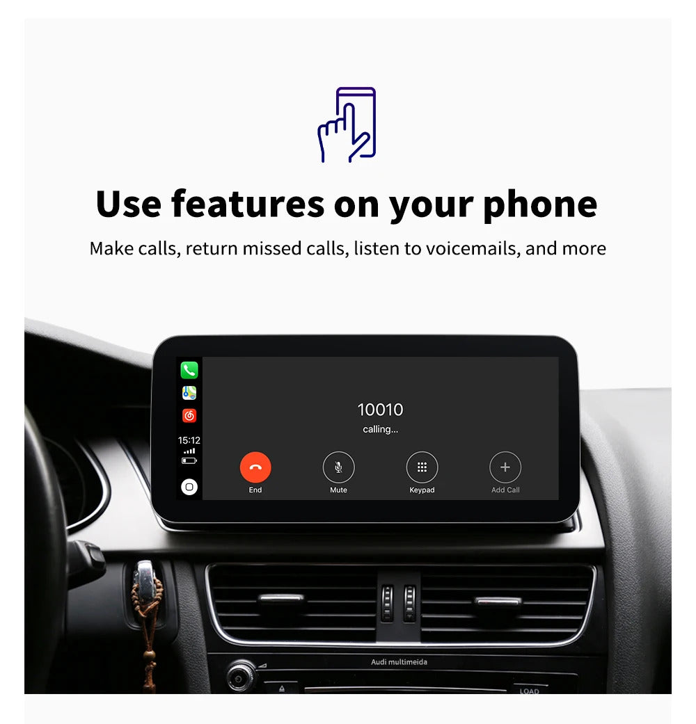 Krando 8.8 Inch Navigation Car Radio For AUDI A6 A6L 2005-2009 Car Multimedia Player Support Wireless Apple Carplay 4g Wireless