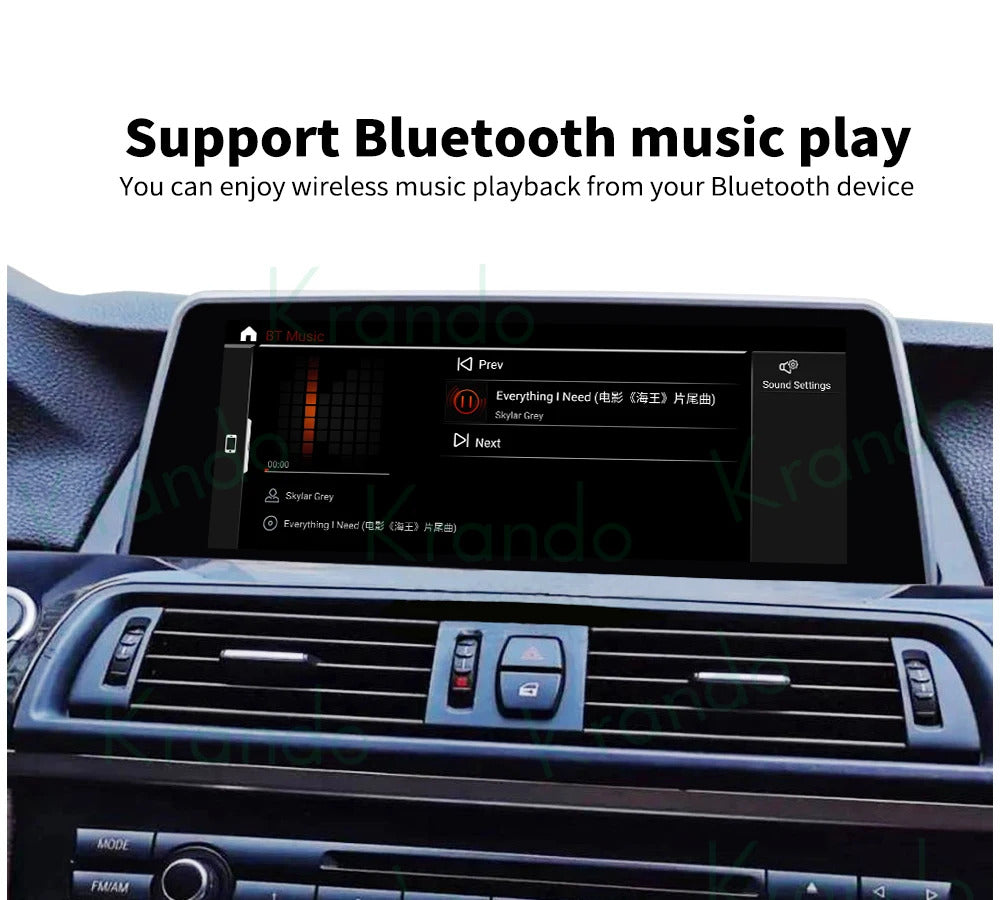 Krando 10.25 Car Carplay Android 4G For BMW 5 Series F10/F11 2011-2012 Stereo Multimedia Player GPS Navigation CarPlay HD Touch
