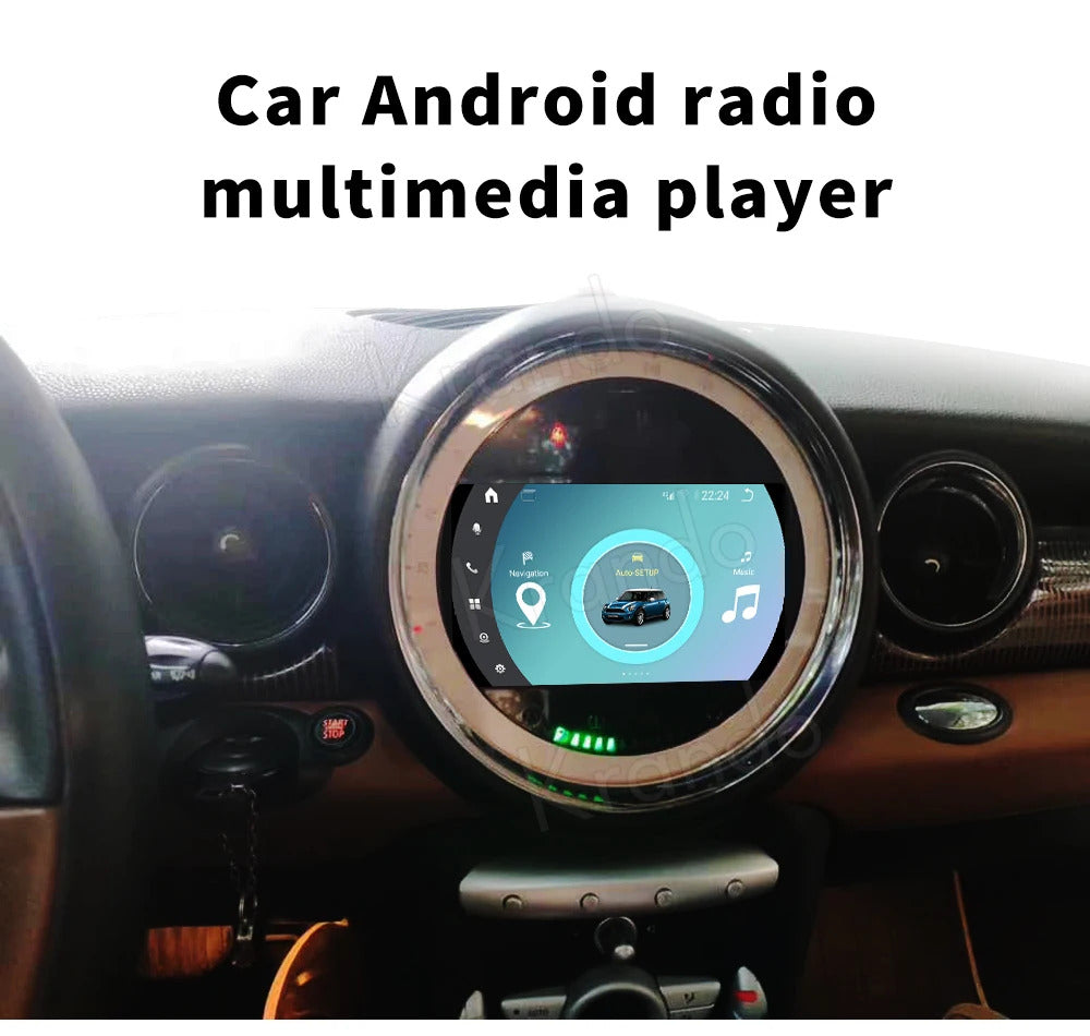 Krando 7'' GPS Auto Android Navigation For Mini Cooper R60 2006-2013 Video Player Stereo Carplay 5G
