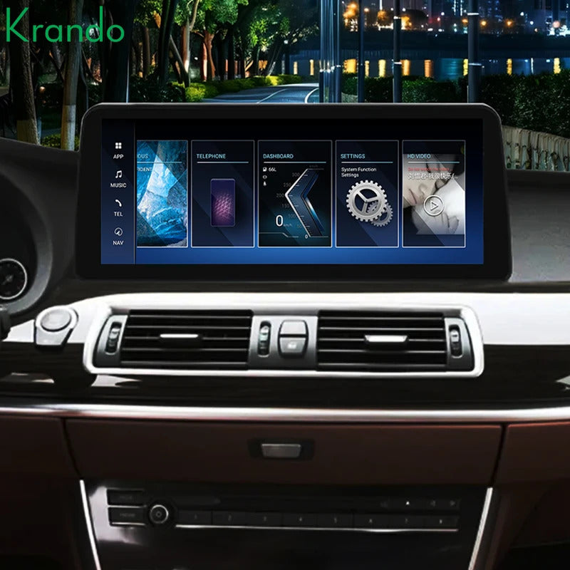 Krando 12.3'' Android Car Radio For BMW 5 Series F07 GT 2011-2018 Car Multimedia GPS 4G autoradio Player Stereo