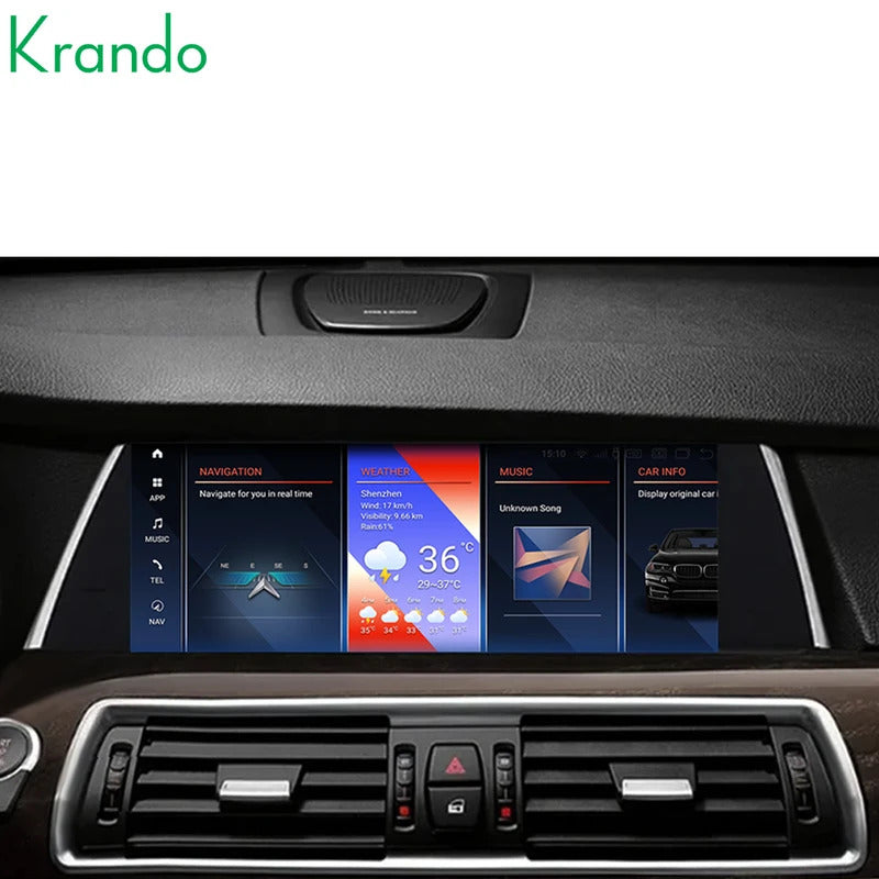 Krando 10.25'' Android Carplay Car Radio Car Multimedia for BMW 5 Series F07 GT 2011-2018 GPS Stereo Screen LHD