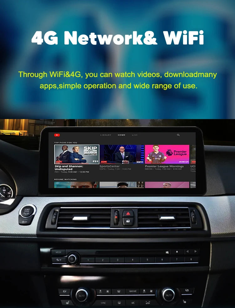 Krando 12.3'' Android Car Multimedia Radio For BMW 5 Series F10/F11 2011-2016 DVD Video Player Stereo Auto GPS Navigation