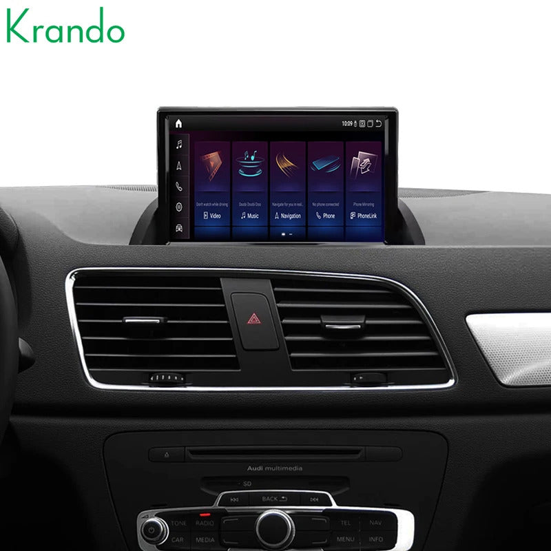 Krando 8'' Car Radio For AUDI Q3 2013-2020 Wireless CarPlay Android Auto Multimedia Player display GPS Head Unit