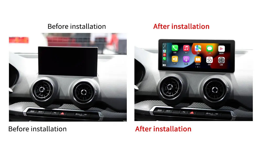 Krando 10.25 Inch Car Radio Android For AUDI Q2/Q2L 2018-2020 Stereo Multimedia Player GPS Navigation CarPlay Screen Head