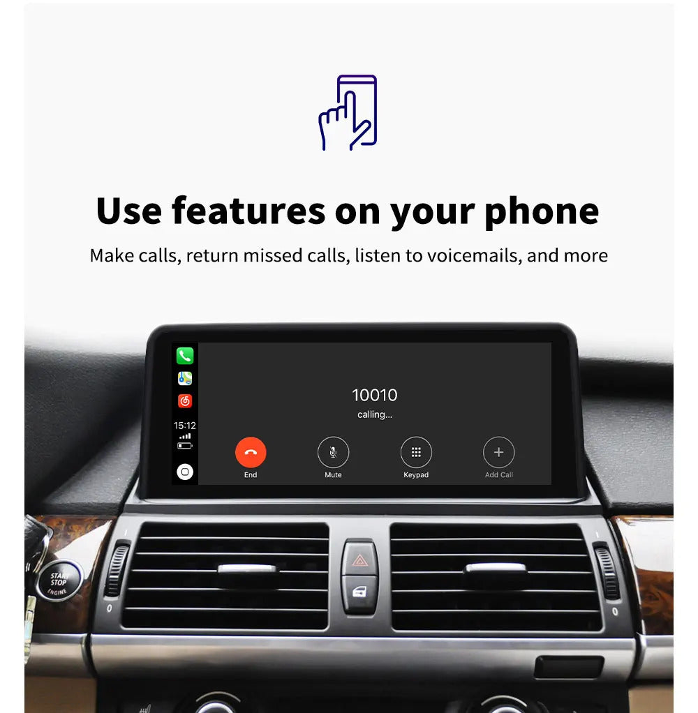 Krando 10.25 Inch Car Radio Android Auto NBT For BMW X5 E70/X6 E71 2007-2014 Multimedia Player GPS Navigation CarPlay HD Touch