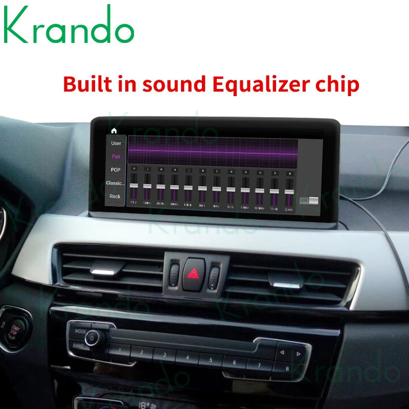 Krando 10.25'' Android Auto GPS NBT System For BMW X1 F48 2016-2018 Video Player Stereo Auto GPS Navigation