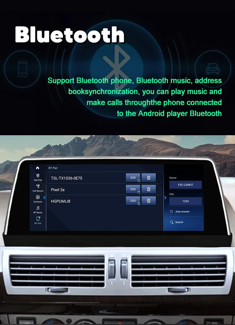 Krando 8.8'' GPS Android Auto NBT Car Radio For BMW 7 Series E65 / E66 2004-2009 Stereo Auto GPS Navigation