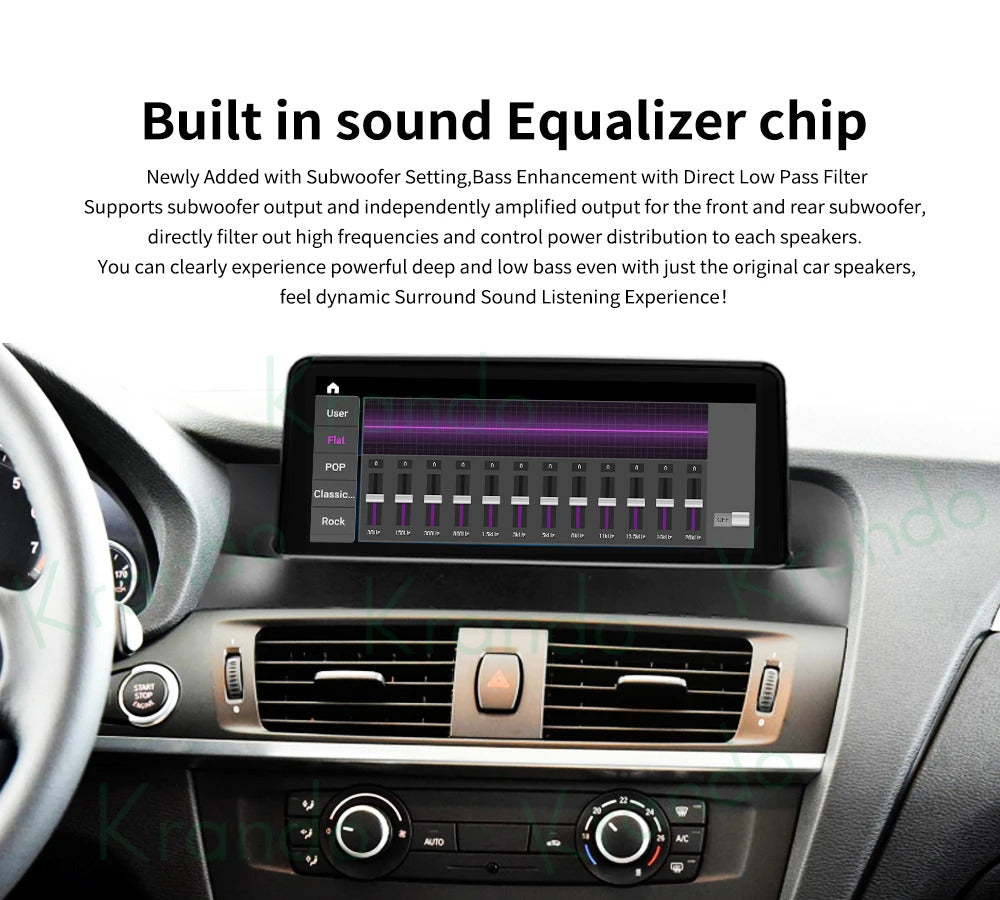 Krando 10.25 inch Android Auto NBT System Car Radio Car Multimedia for BMW X3 G01 2018 GPS Stereo Screen LHD