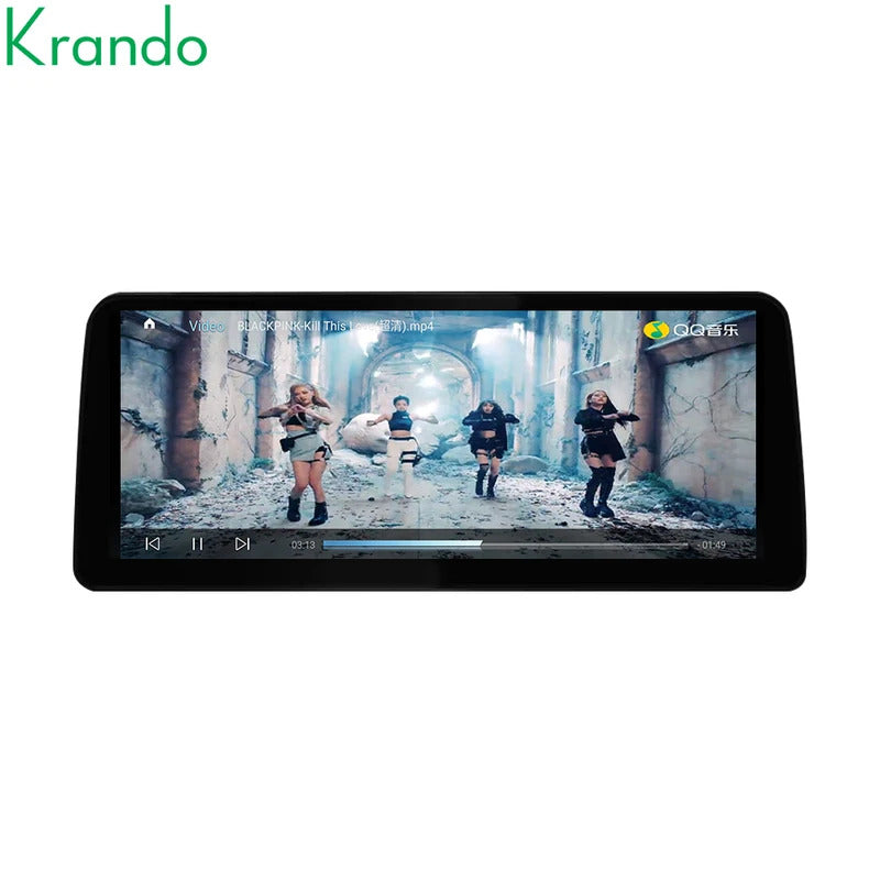 Krando 12.3'' Android Carplay Car Radio Car Multimedia for BMW 1/2 Series F20/F21/F22 F23 GPS Stereo Screen LHD