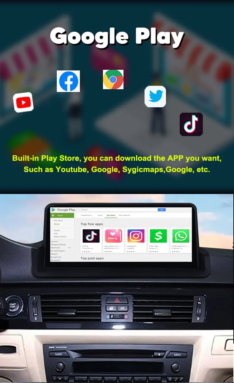 Krando 10.25''Telsa DVD Car Auto Radio Android For BMW 3 SeriesE90/E91/E92/E93/M3 Car Multimedia GPS 4G autoradio Player Stereo