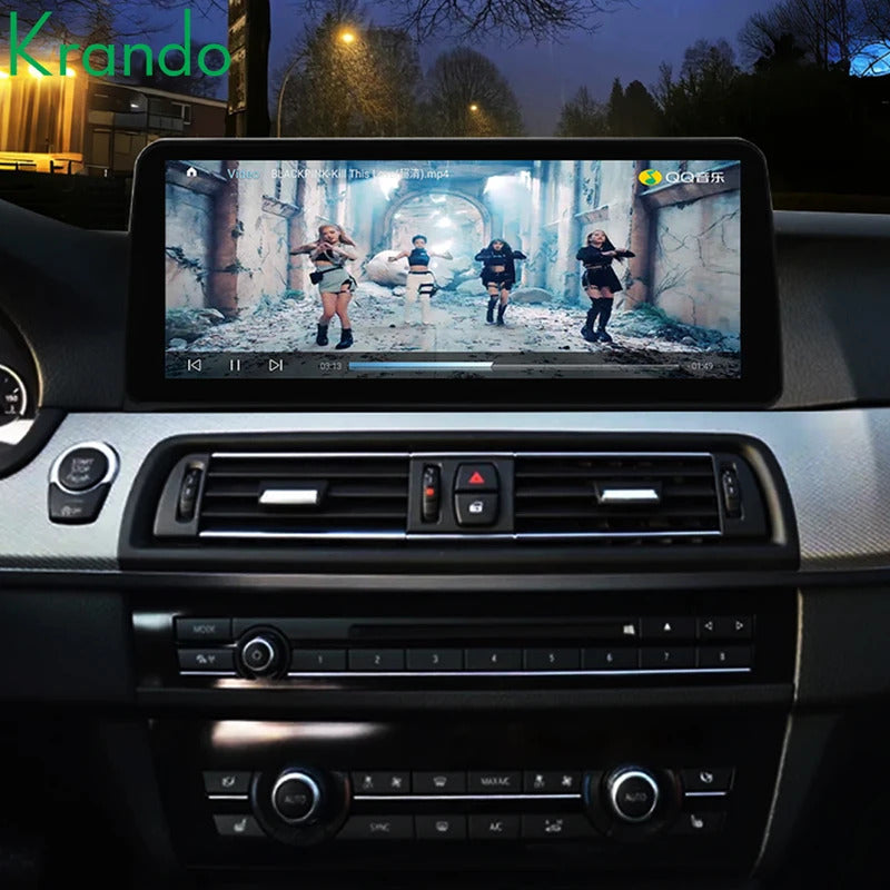 Krando 12.3'' Android Car Multimedia Radio For BMW 5 Series F10/F11 2011-2016 DVD Video Player Stereo Auto GPS Navigation