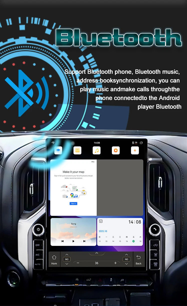 Krando 16.2 Inch DVD Auto Carplay Android Auto Radio For Chevrolet Silverado/GMC-Sierra 2019-2024 CarPlay HD Touch Screen Head